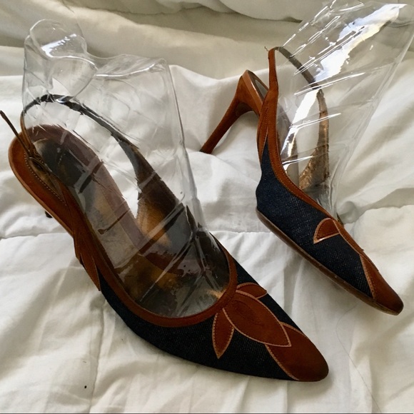 Dolce & Gabana size 39  sling back heels - Picture 7 of 7